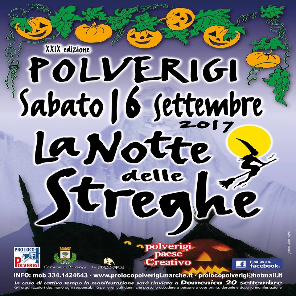 Notte delle streghe Polverigi 2017